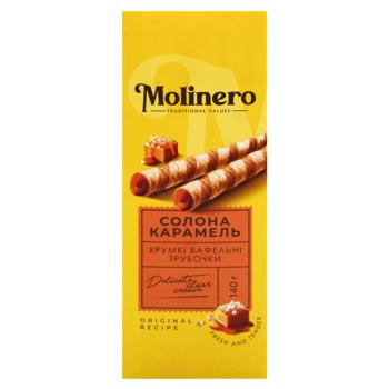 Molinero Waffle Sticks with Salted Caramel 140g - buy, prices for Auchan - photo 2