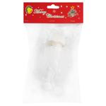 Підвіска Янгол із крильцями біла 15см