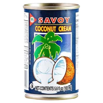 Вершки кокосові Savoy 70% 165мл - купити, ціни на Чудо Маркет - фото 1