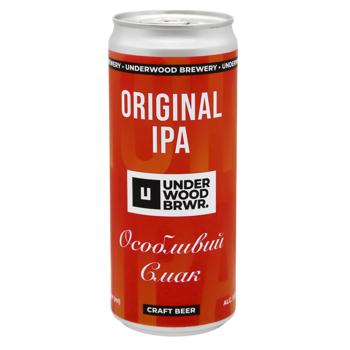 Пиво Underwood Original IPA світле 5% 0,33л