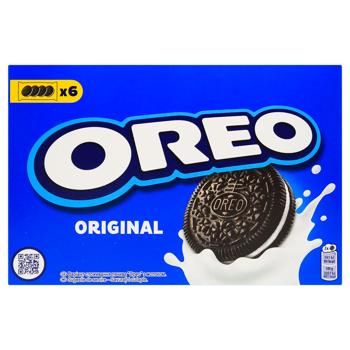 Печенье-сэндвич Oreo с какао и кремовой ванильной начинкой 228г - купить, цены на - фото 2
