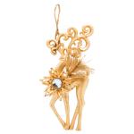 Gold Deer Decoration 17cm 2422-061