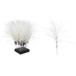 Гілка декоративна біла з ягодами 4х4х80см