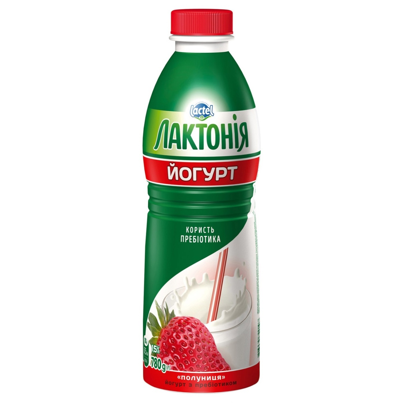 

Йогурт Лактония Клубника 1,5% 780г