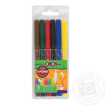 Markers Zibi 6colors - buy, prices for MegaMarket - photo 1