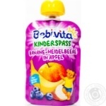 Пюре фруктовое Bebivita Банан-черника-яблоко 90г