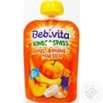 Пюре фруктовое Bebivita Яблоко-банан-персик 90г
