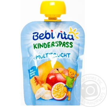 Пюре фруктовое Bebivita мультифрукт 90г купить, цены на МегаМаркет - фото 1