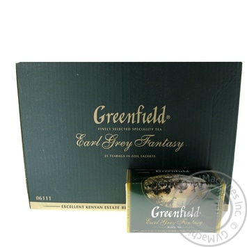 Чай чорний Earl Grey Fantasy Greenfield 50г 25шт - купити, ціни на КОСМОС - фото 6