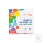 Rosa Start Acrylic Glossy Paints for Decor 9 colors