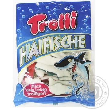 Цукерки жувальні Trolli Haifische 200г купити, ціни на МегаМаркет - фото 1