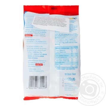 Frankonia Schokosmile Milk-Cream Filling Chocolate Candy 120g - buy, prices for ULTRAMARKET - photo 3