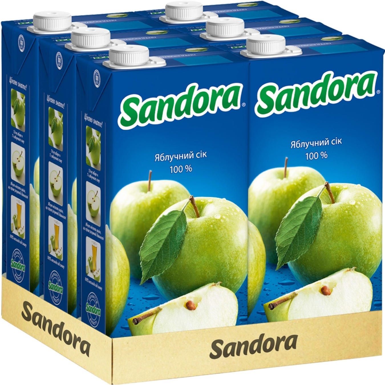 

Сок Sandora яблочный 2л