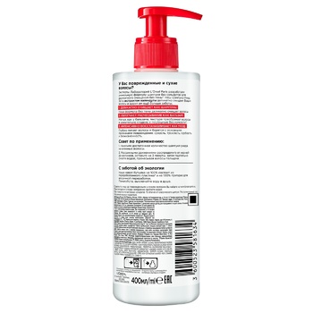 L`Oreal Paris Elseve 3in1 For Damaged And Dry Hair Shampoo 400ml - buy, prices for Auchan - photo 2