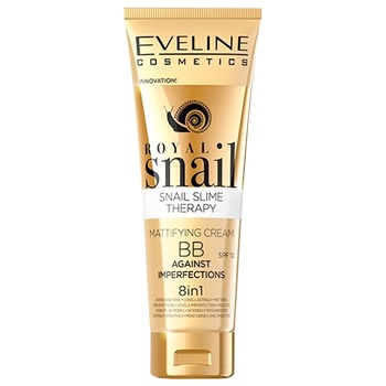 Eveline Cosmetics Royal Snail 8in1 Mattifying BB-cream against Imperfections 50ml - buy, prices for Auchan - photo 3