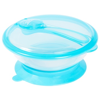 Lindo PK 037 Plate With Lid and Spoon With Suction Cup - buy, prices for - photo 3