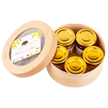 Pravilniy Myod 5 Taste Varietal Honey Gift Set 5x50g - buy, prices for COSMOS - photo 1