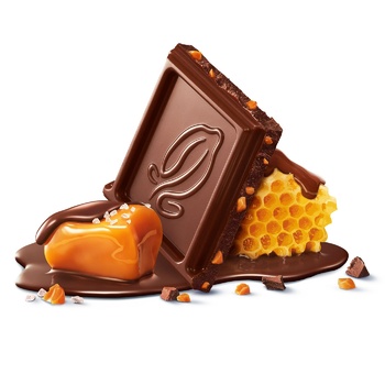 SVITOCH® Exclusive Honey Flavored Milk Chocolate with Salted Caramel 100g - buy, prices for METRO - photo 3