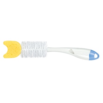 NUK Blue Brush for Washing Bottles and Pacifier with Sponge 2in1 - buy, prices for Tavria V - photo 2