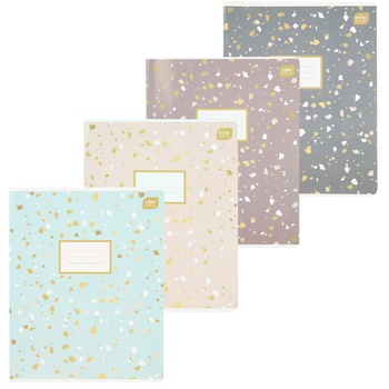 Notebook School Terrazzo A5 48 Sheets in Stock