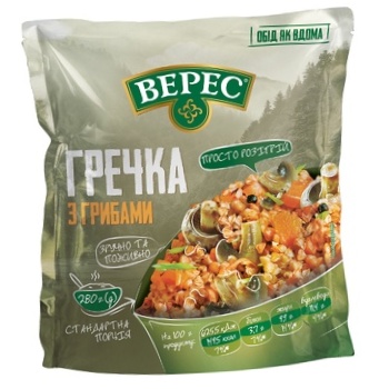 Гречка Верес з грибами 280г