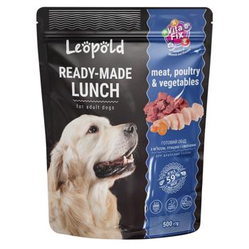 Leopold feed with poultry meat and vegetables for dogs 500g