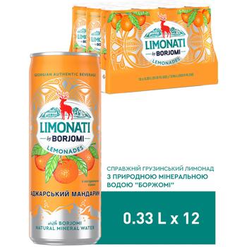 Borjomi Limonati Adjara Mandarin Carbonated Drink 0.33l - buy, prices for METRO - photo 2