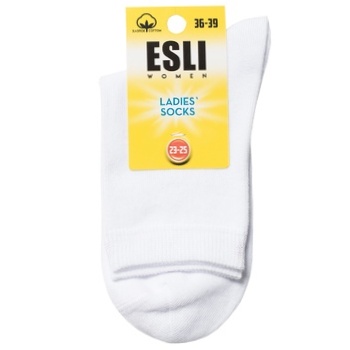 Носки женские Esli E р.23-25 белый - купить, цены на ULTRAMARKET - фото 1