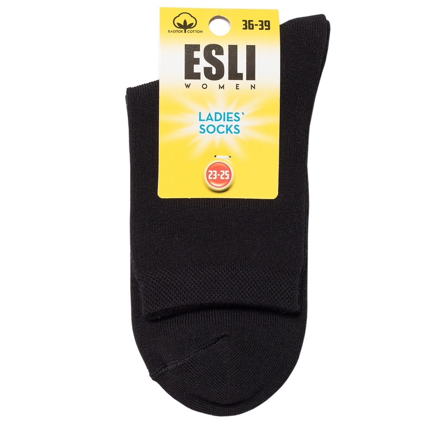 

Носки женские Esli E р.23-25 черный