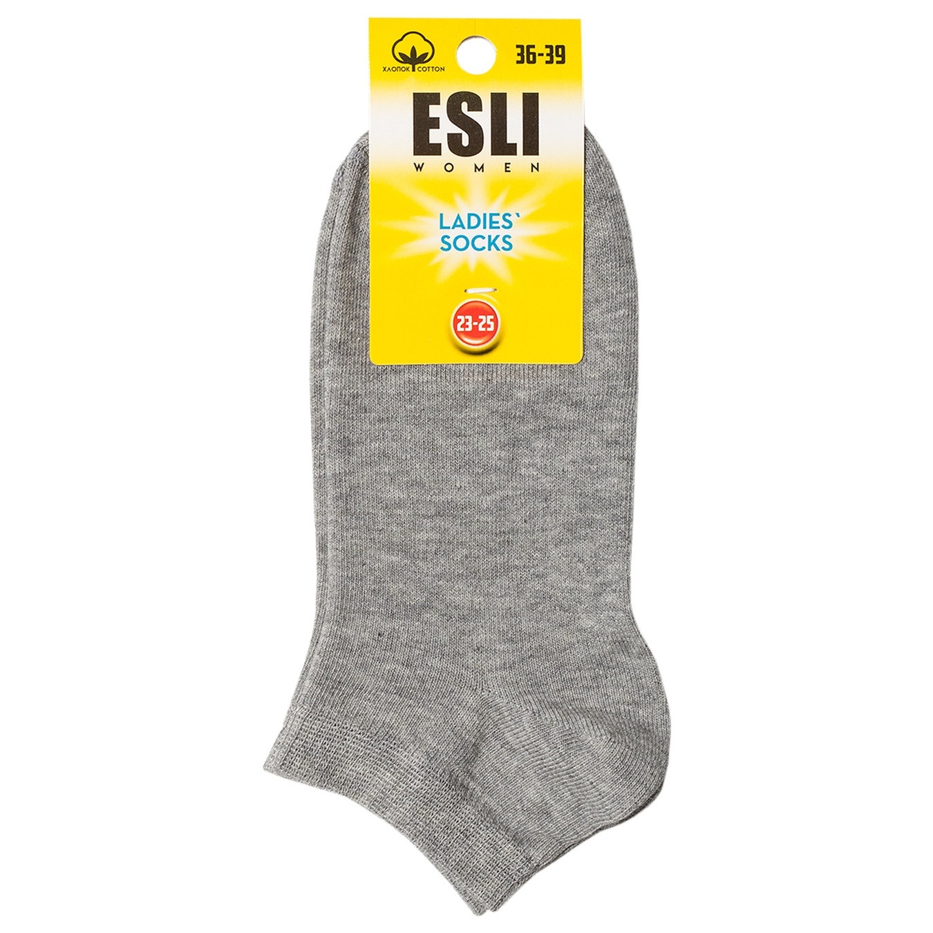 

Носки женские Esli E р.23-25 серый