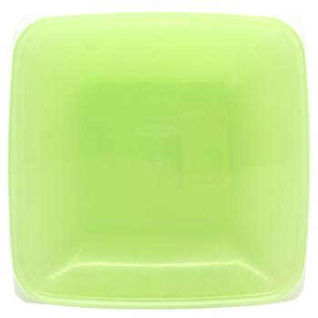 Тарілка квадратна пластикова 19Х19см - купити, ціни на ULTRAMARKET - фото 1