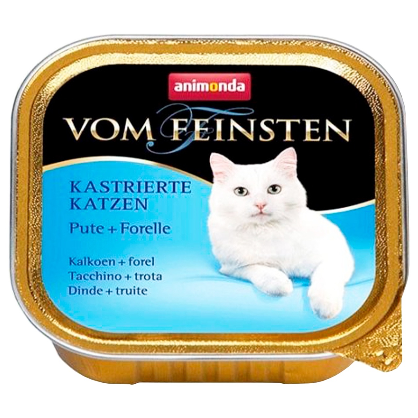 

Корм для котов Animonda Vom Feinsten индюшка-форель 100г