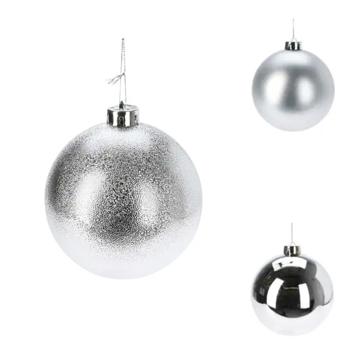 Koopman Christmas Ball 10cm Silver