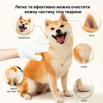 Xumo рукавиці-серветки для собак 6 шт - buy, prices for MasterZoo - photo 3