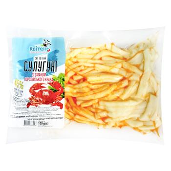 Kviten Suluguni Soft Cheese with King Crab Flavor 45% 100g - buy, prices for Chudo Market - photo 1