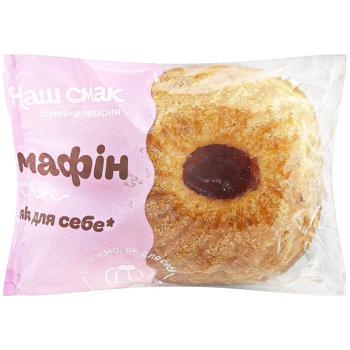 МАФІН З ПОЛУНИЧНИМ ДЖЕМОМ ВАГ - купить, цены на Auchan - фото 1