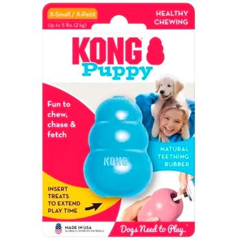 Игрушка Kong Puppy груша-кормушка для щенков миниатюрных пород XS 5,72см - купить, цены на MasterZoo - фото 1