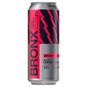 Bronx Black Cherry Low Alcohol Energy Drink 8% 0.5l - buy, prices for Biotus - photo 1