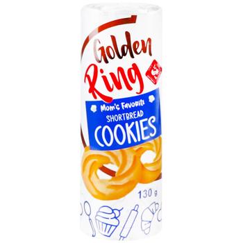 Печенье Житомирские Ласощи Золотое кольцо сахарное 130г - купить, цены на Auchan - фото 1