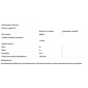 Biotus Myo-Inositol 120 capsules - buy, prices for Biotus - photo 3