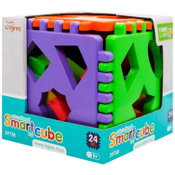 Игрушка-сортер Tigres Smart cube 24 элемента в коробке - купить, цены на ЕКО Маркет - фото 1