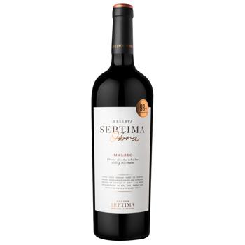 Вино Septima Obra Malbec червоне сухе 14% 0,75л - купити, ціни на КОСМОС - фото 1