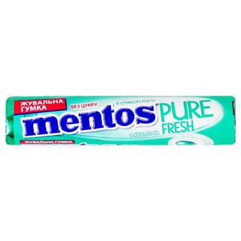 Жевательная резинка Mentos PUREFRESH Roll сладкая мята 15.75г - купить, цены на Идеал - фото 1
