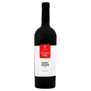 Вино Dnipro Hills Cabernet Sauvignon красное сухое 0,75 л 13,5% - купить, цены на МегаМаркет - фото 1