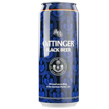Oettinger Schwarz Beer 4.9% 0.5l - buy, prices for Ideal - photo 1