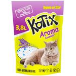 Наповнювач cилікагелевий для котячого туалету Kotix Aroma 3,8 л - лаванда