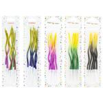 Wavy Metallic Set of Сandles for Сake 6pcs 6961-7