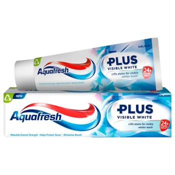 Aquafresh Plus Visible White Toothpaste 75ml - buy, prices for Za Raz - photo 1