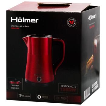 Holmer Double Walls Electric Kettle HKS-218R - buy, prices for ULTRAMARKET - photo 1