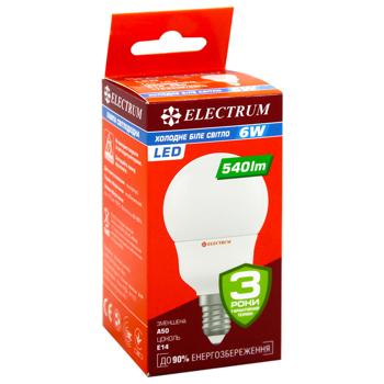 Electrum LED Lamp А50 6W E14 4000 - buy, prices for MegaMarket - photo 3
